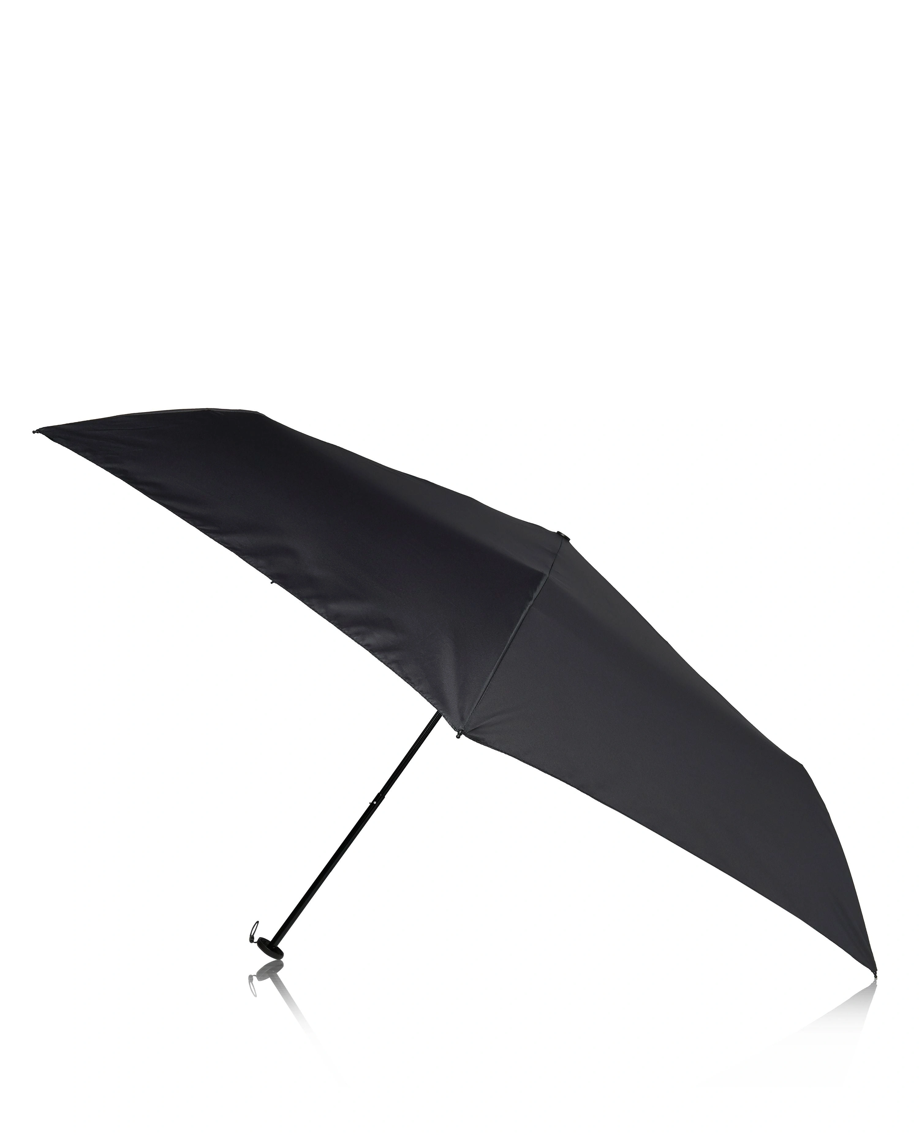 Aerolite's Slick Black Brolly: Your Stylish Shield Against the Downpour, Ready for Any Weather, Innit!